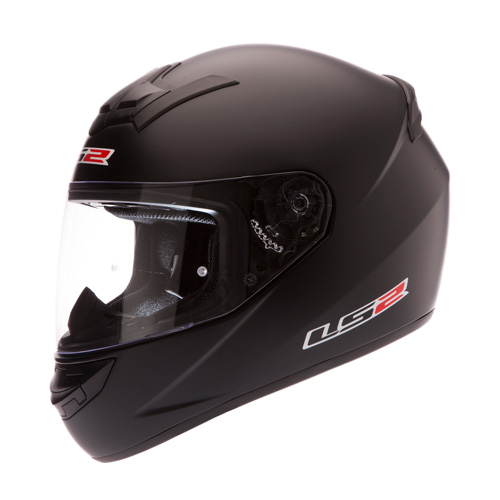 Mat Zwarte integraal helm van LS2